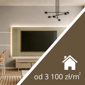 Projekt wnętrza – gotowe rozwiązanie aranżacyjne