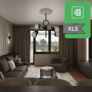 Projekt pakietowy wnętrza Modern Classic – gotowa koncepcja aranżacji